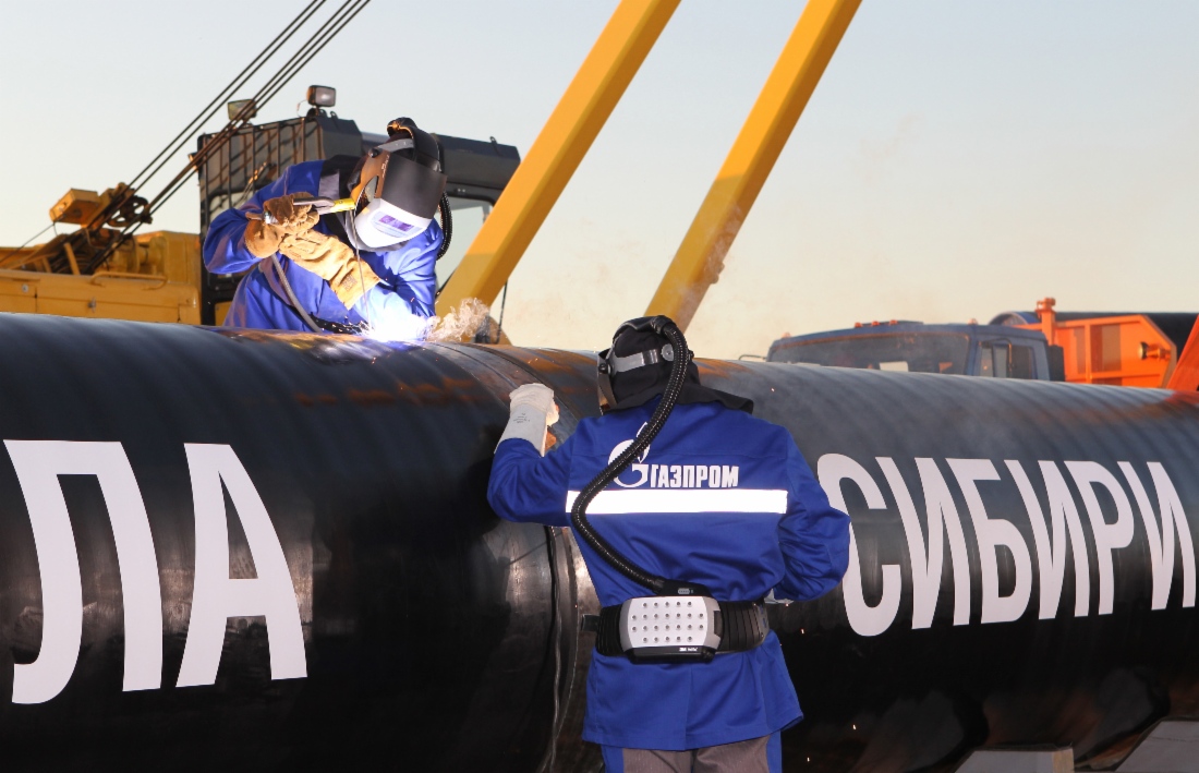 Строительство газопровода «Сила Сибири», фото: gazprom.ru